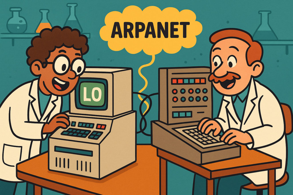 Van piep naar ping! – Hoe internet begon in een lab