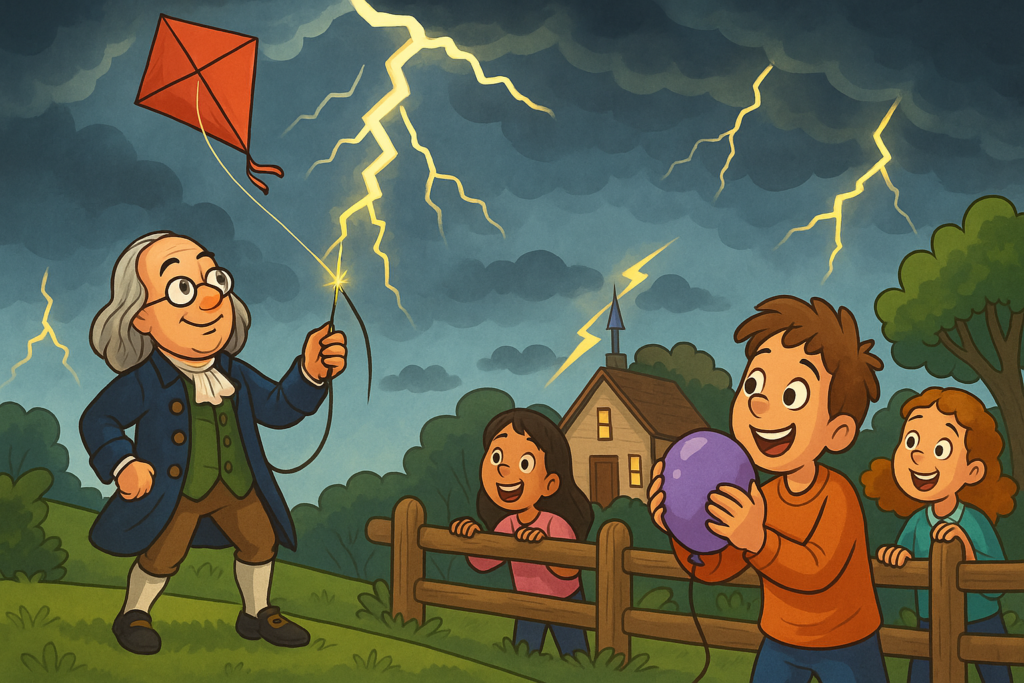 Benjamin Franklin – de man die bliksem ving met een vlieger