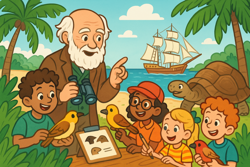 Charles Darwin – de man die ontdekte waarom giraffen zulke lange nekken hebben