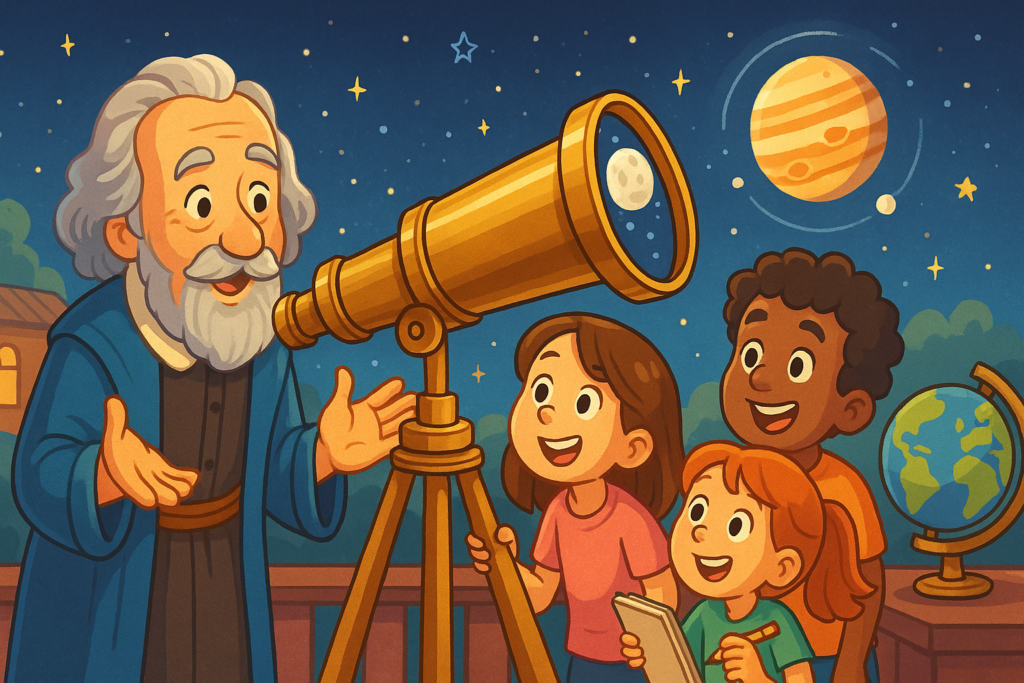 Galileo Galilei – de sterrenkijker die het wereldbeeld op z’n kop zette!