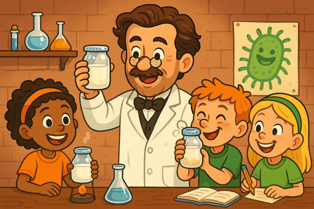 Louis Pasteur – de wetenschapper die melk redde (en mensen ook!)