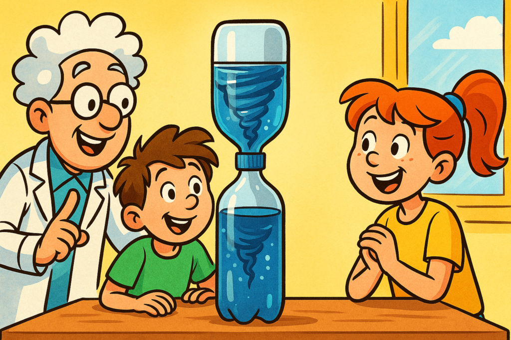 Tornado in een fles: laat het stormen in je huiskamer!