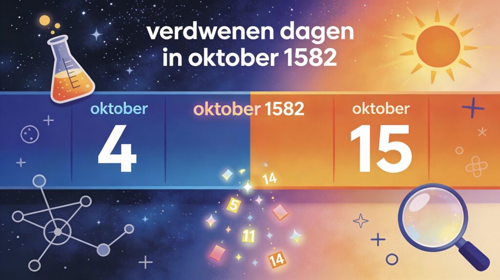 De 10 dagen in 1582 die verdwenen